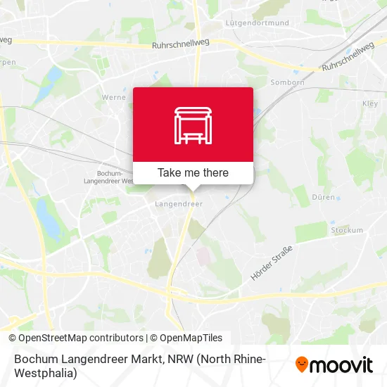 Карта Bochum Langendreer Markt