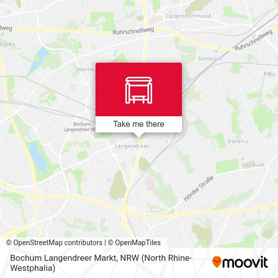 Bochum Langendreer Markt map