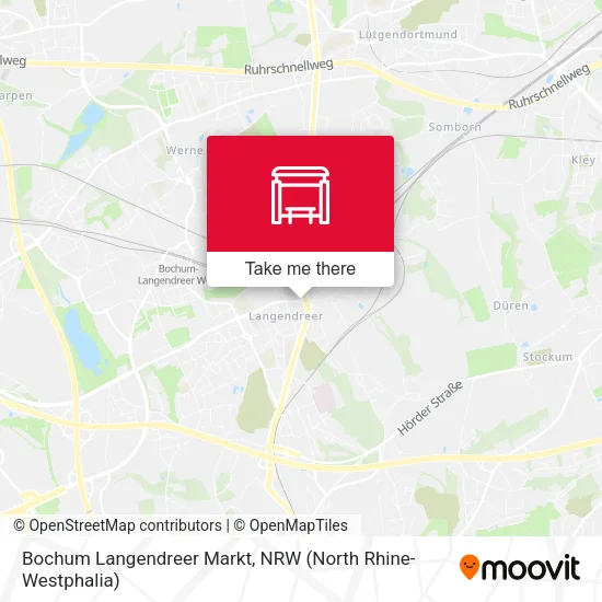 Карта Bochum Langendreer Markt