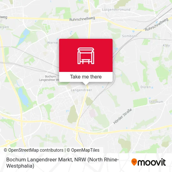 Карта Bochum Langendreer Markt