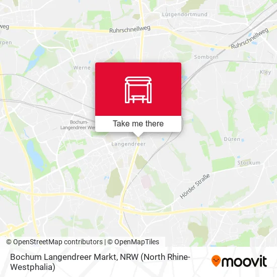 Карта Bochum Langendreer Markt