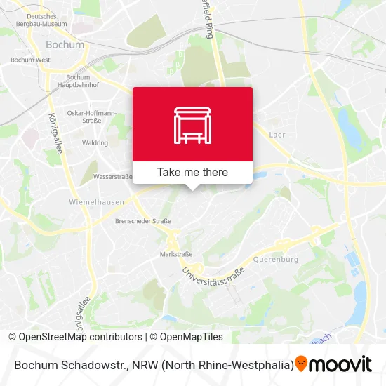 Карта Bochum Schadowstr.