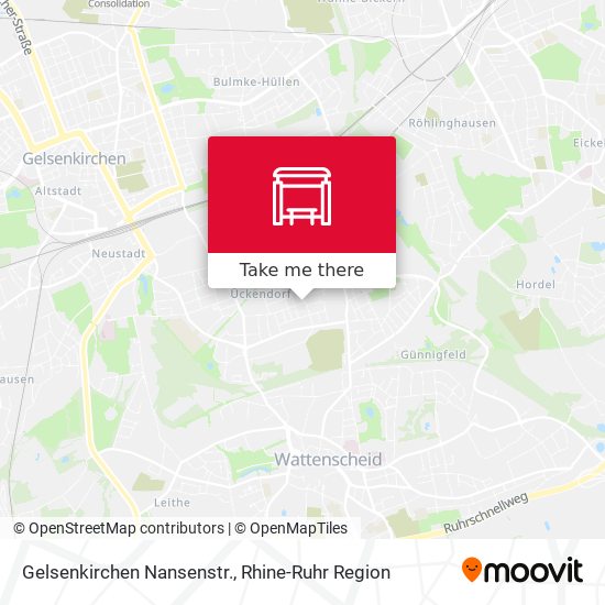 Gelsenkirchen Nansenstr. map