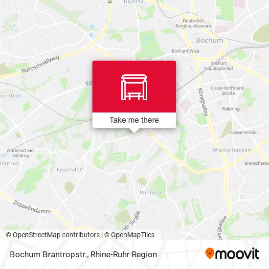 Карта Bochum Brantropstr.