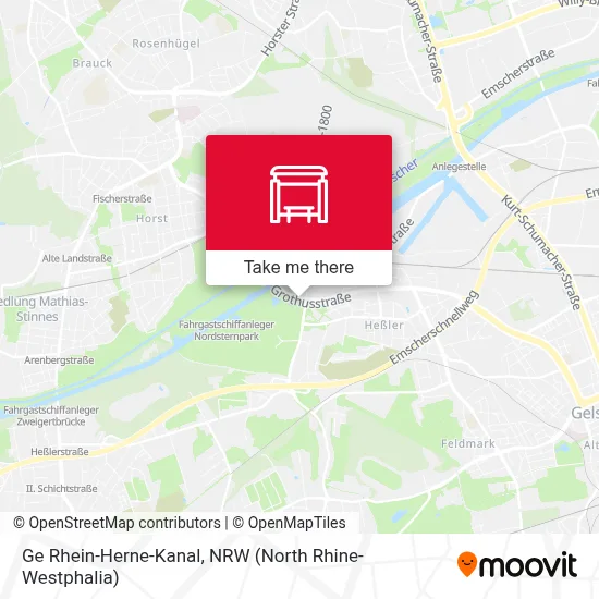 Ge Rhein-Herne-Kanal map