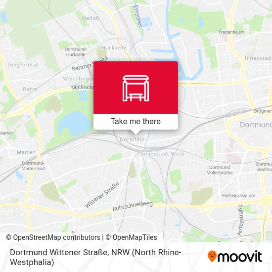 Dortmund Wittener Straße map