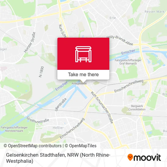 Gelsenkirchen Stadthafen map