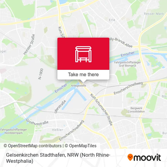 Gelsenkirchen Stadthafen map