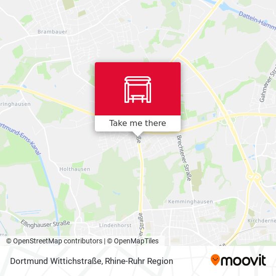 Dortmund Wittichstraße map
