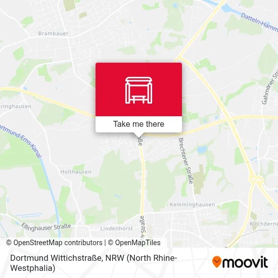 Dortmund Wittichstraße map