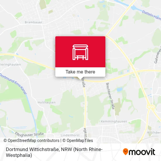Dortmund Wittichstraße map