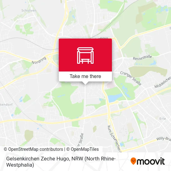 Gelsenkirchen Zeche Hugo map