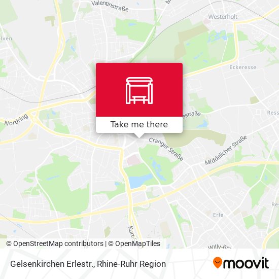 Gelsenkirchen Erlestr. map