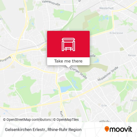 Gelsenkirchen Erlestr. map