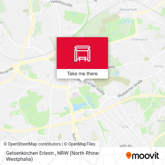 Gelsenkirchen Erlestr. map