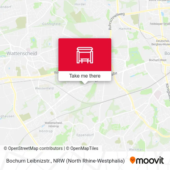Карта Bochum Leibnizstr.