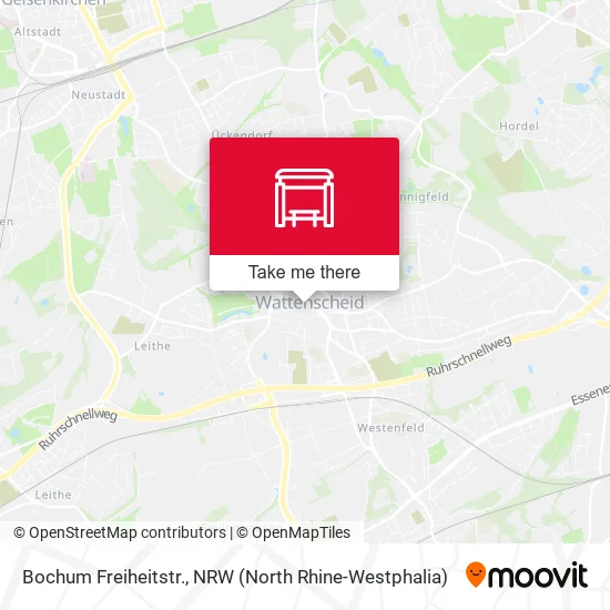 Карта Bochum Freiheitstr.