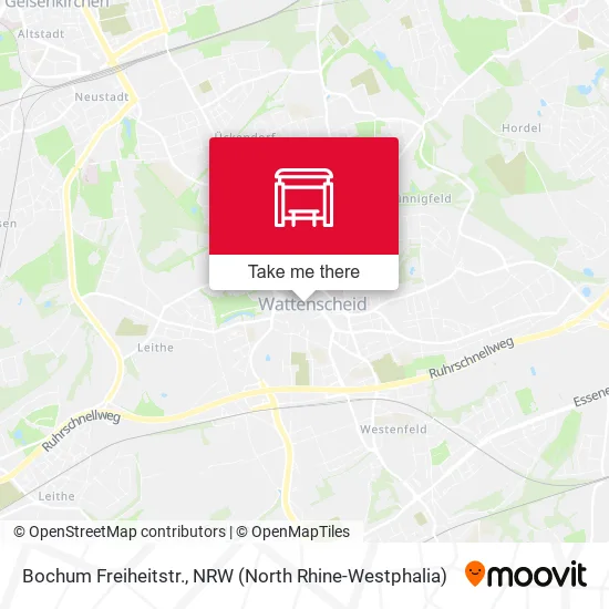 Карта Bochum Freiheitstr.
