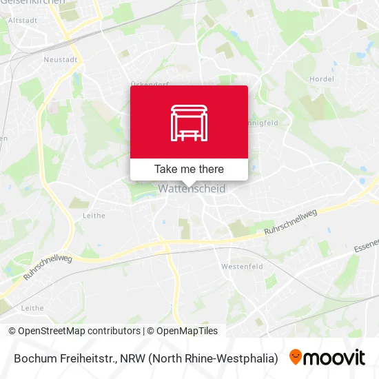 Карта Bochum Freiheitstr.