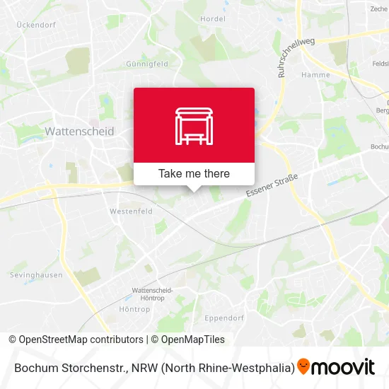 Карта Bochum Storchenstr.