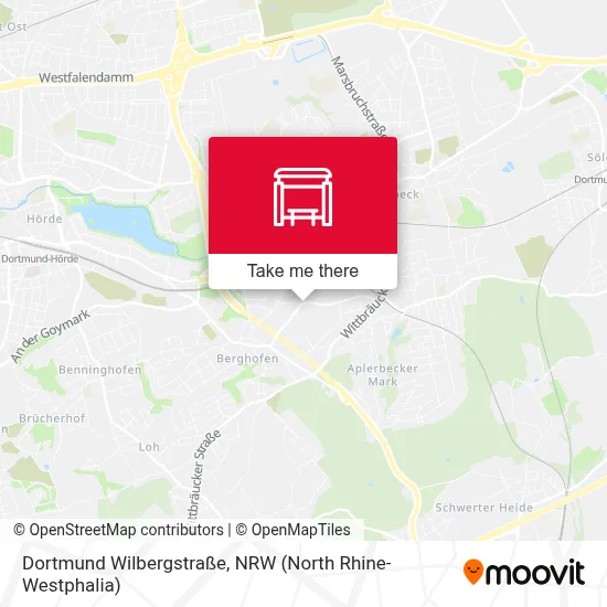 Dortmund Wilbergstraße map