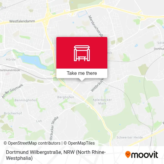 Dortmund Wilbergstraße map