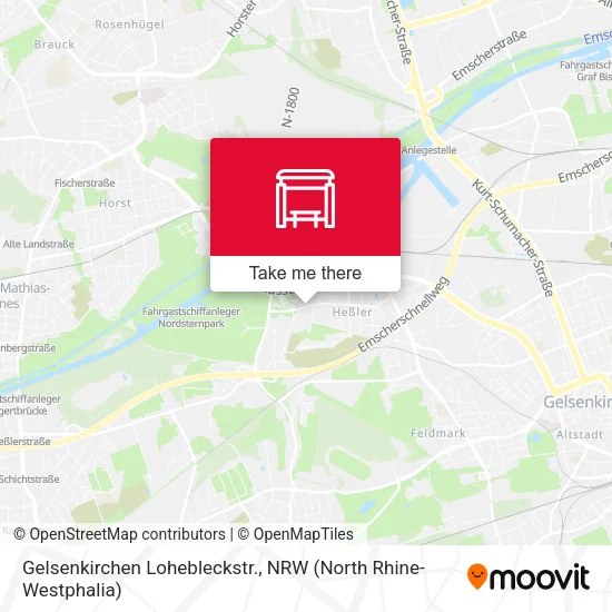 Карта Gelsenkirchen Lohebleckstr.