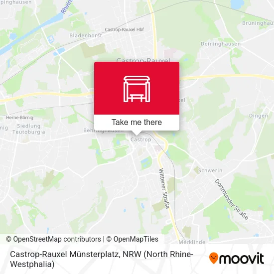 Карта Castrop-Rauxel Münsterplatz