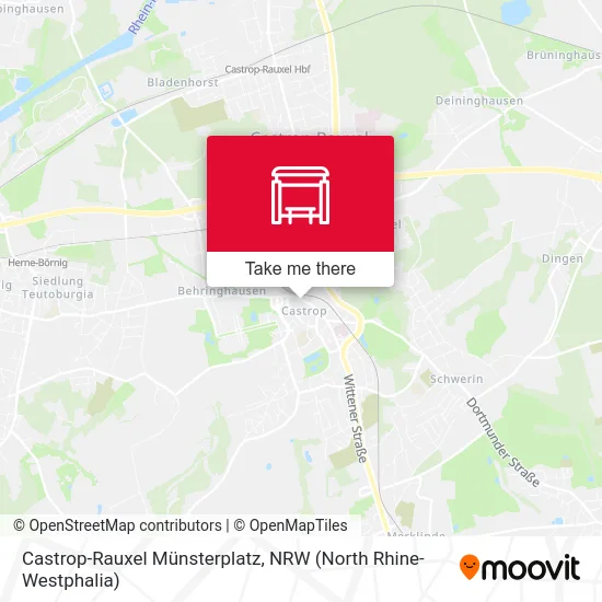 Карта Castrop-Rauxel Münsterplatz