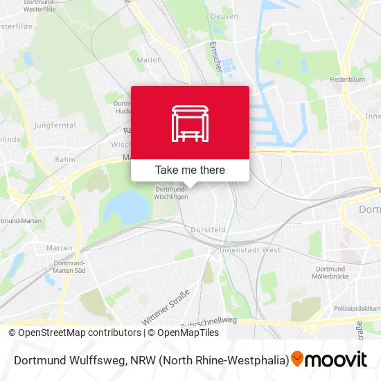 Карта Dortmund Wulffsweg