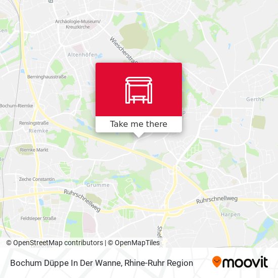 Bochum Düppe In Der Wanne map