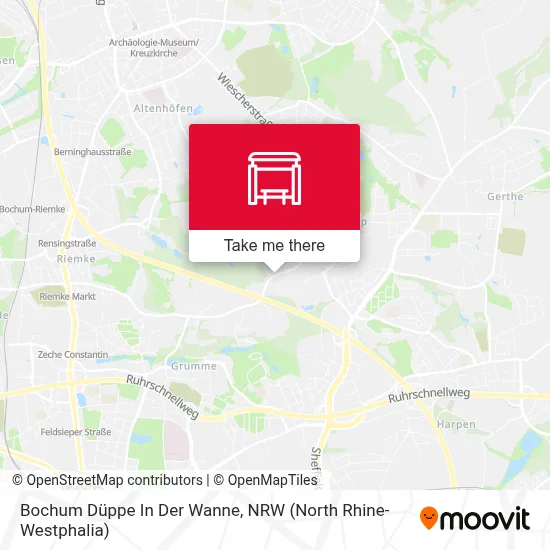 Bochum Düppe In Der Wanne map