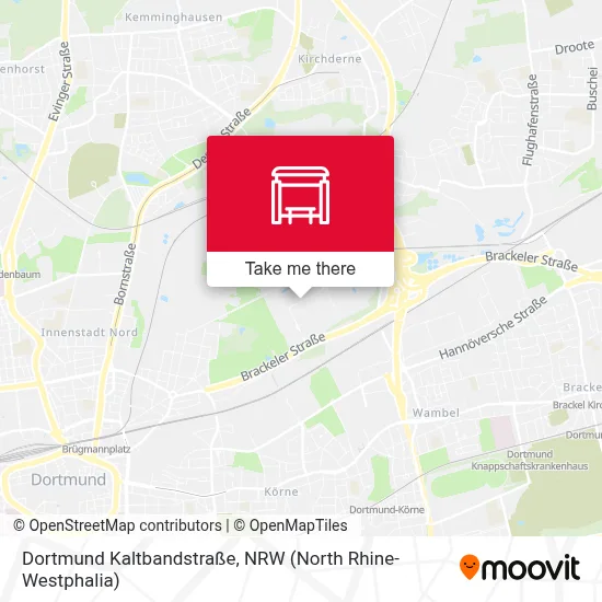 Dortmund Kaltbandstraße map