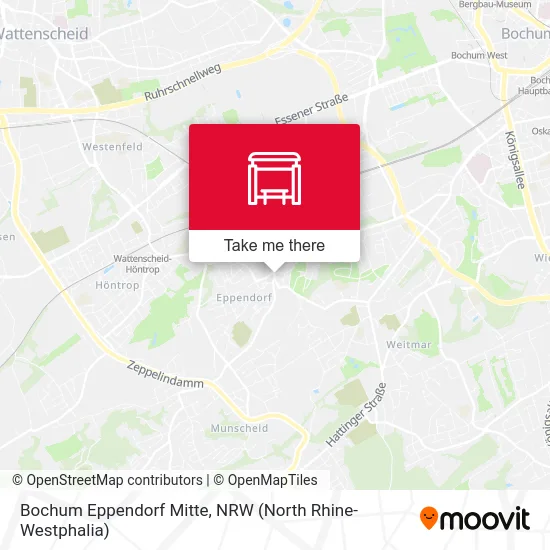 Карта Bochum Eppendorf Mitte