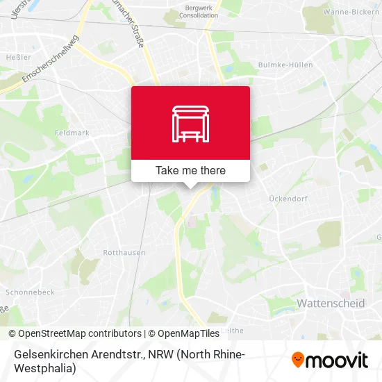 Карта Gelsenkirchen Arendtstr.