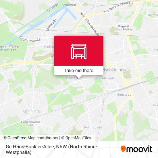 Ge Hans-Böckler-Allee map
