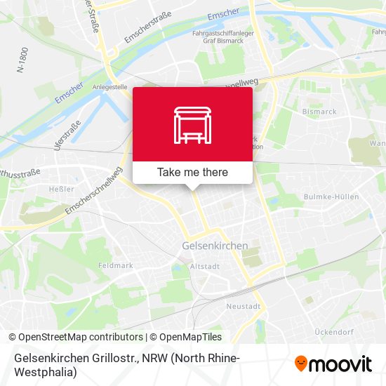 Gelsenkirchen Grillostr. map