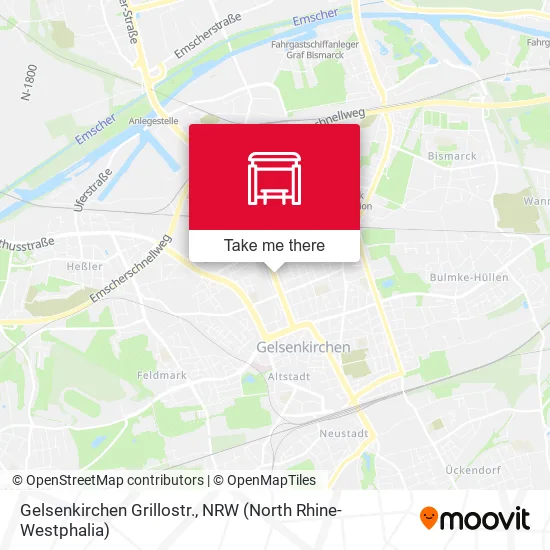 Карта Gelsenkirchen Grillostr.