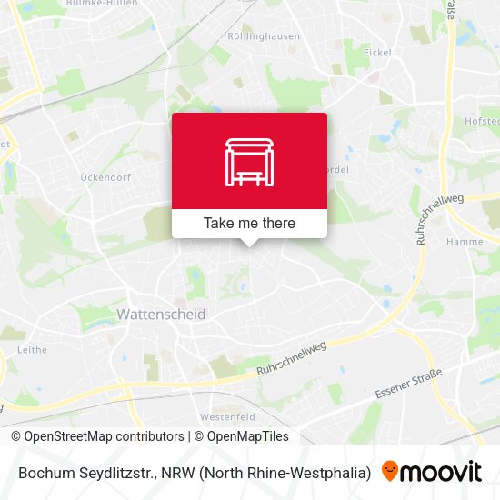 Карта Bochum Seydlitzstr.