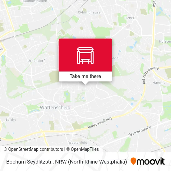 Карта Bochum Seydlitzstr.
