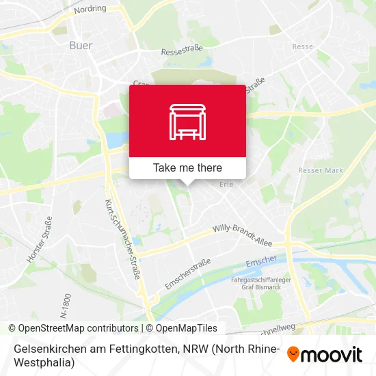 Карта Gelsenkirchen am Fettingkotten
