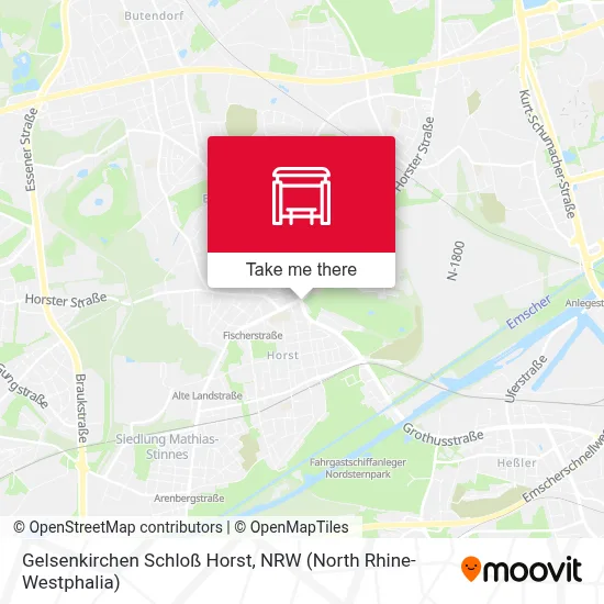 Gelsenkirchen Schloß Horst map