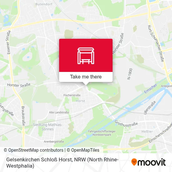 Gelsenkirchen Schloß Horst map