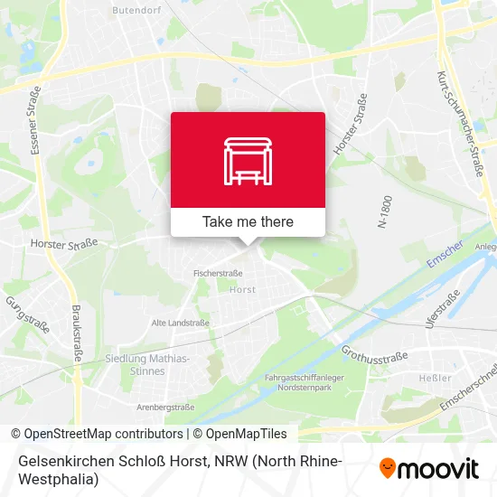 Gelsenkirchen Schloß Horst map