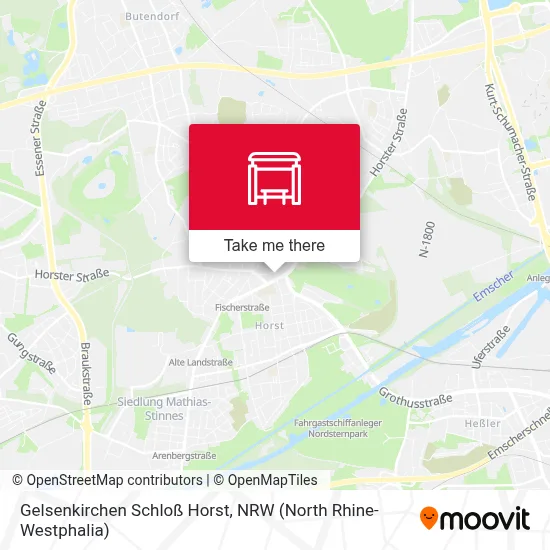 Gelsenkirchen Schloß Horst map