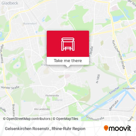 Gelsenkirchen Rosenstr. map