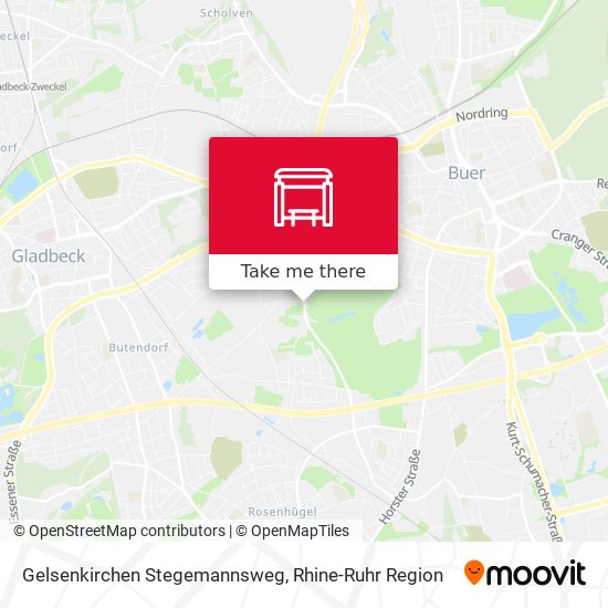 Gelsenkirchen Stegemannsweg map