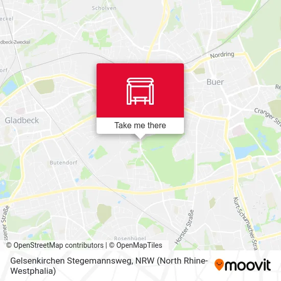 Gelsenkirchen Stegemannsweg map