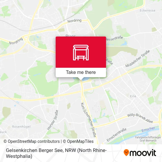 Gelsenkirchen Berger See map