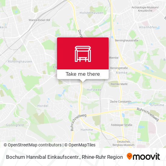 Bochum Hannibal Einkaufscentr. map